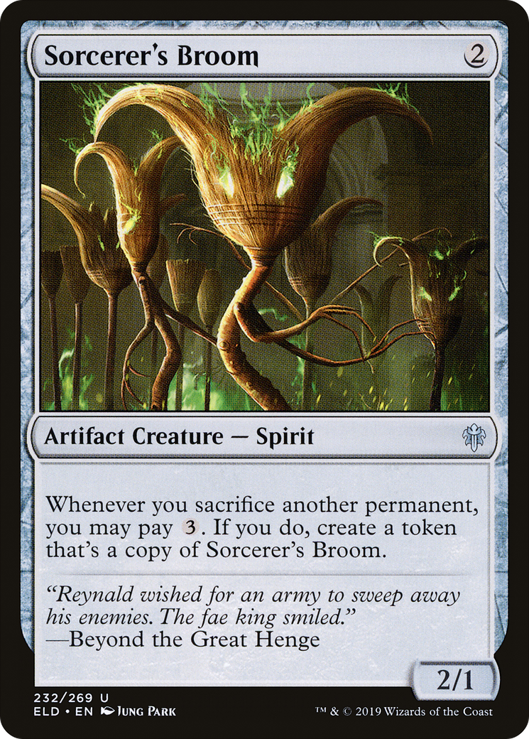 Balai du sorcier [Trône d'Eldraine] 