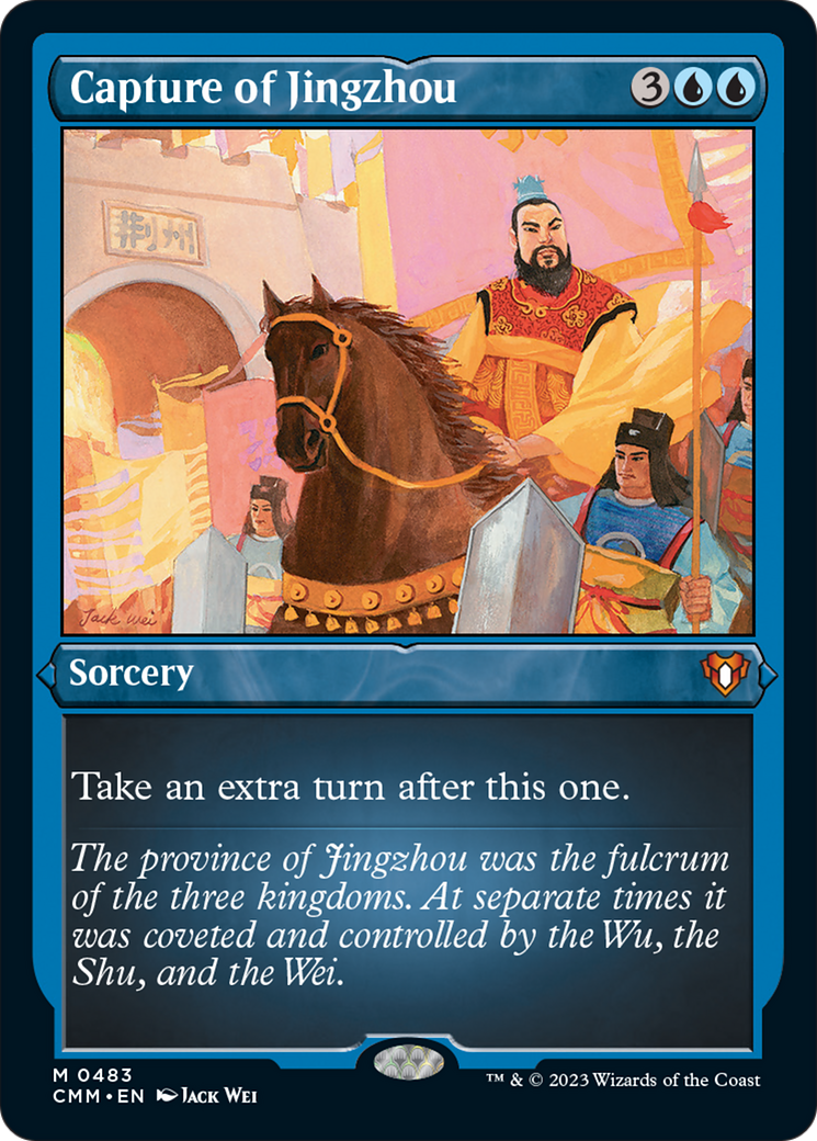 Capture de Jingzhou (feuille gravée) [Commander Masters] 