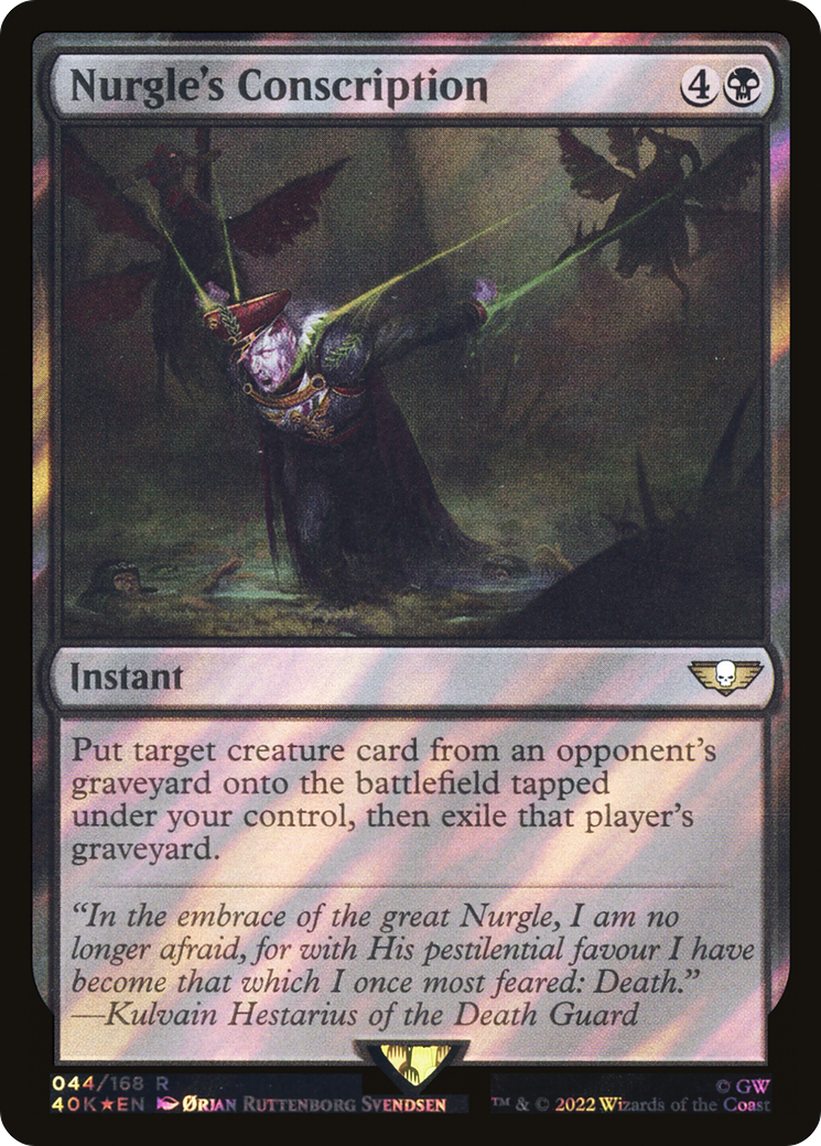 Conscription de Nurgle (Surge Foil) [Warhammer 40,000] 