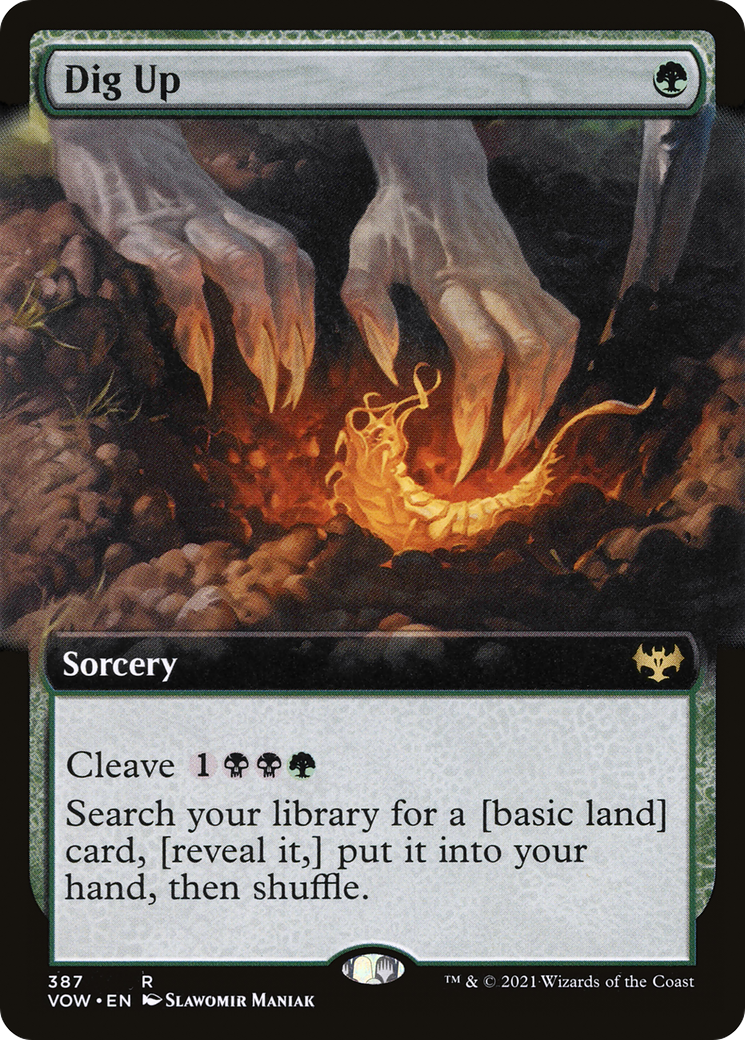 Dig Up (VOW-387) - Innistrad: Crimson Vow: (Extended Art)