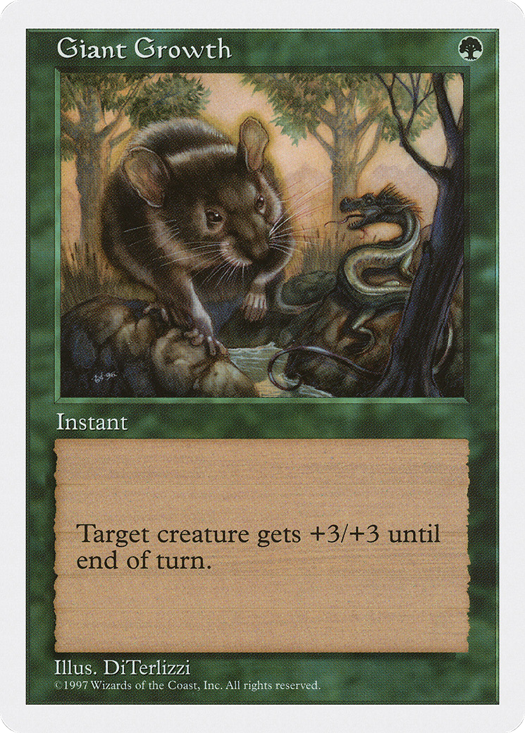 Giant Growth (5ED-161) - Fifth Edition