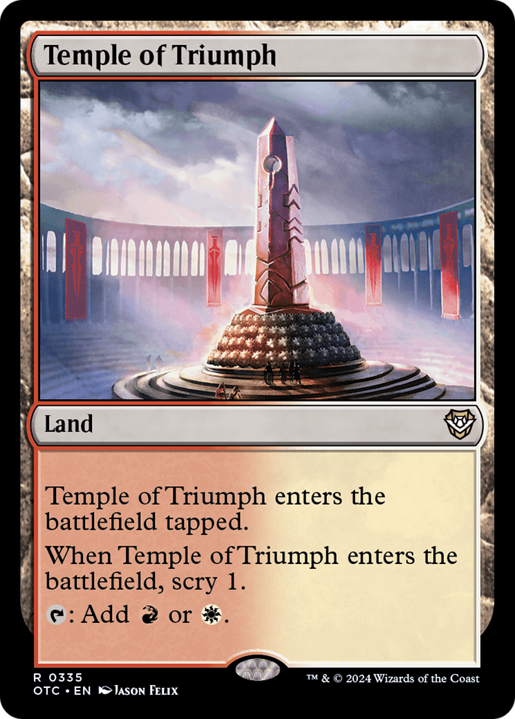 Temple du Triomphe [Commandant des hors-la-loi de Thunder Junction] 