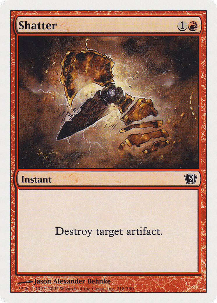 Shatter (9ED-218) - 9th Edition Foil