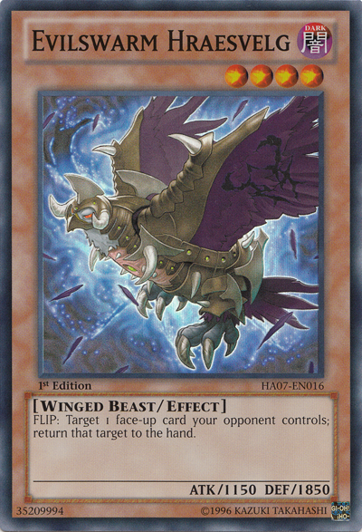 Evilswarm Hraesvelg [HA07-EN016] Super Rare 