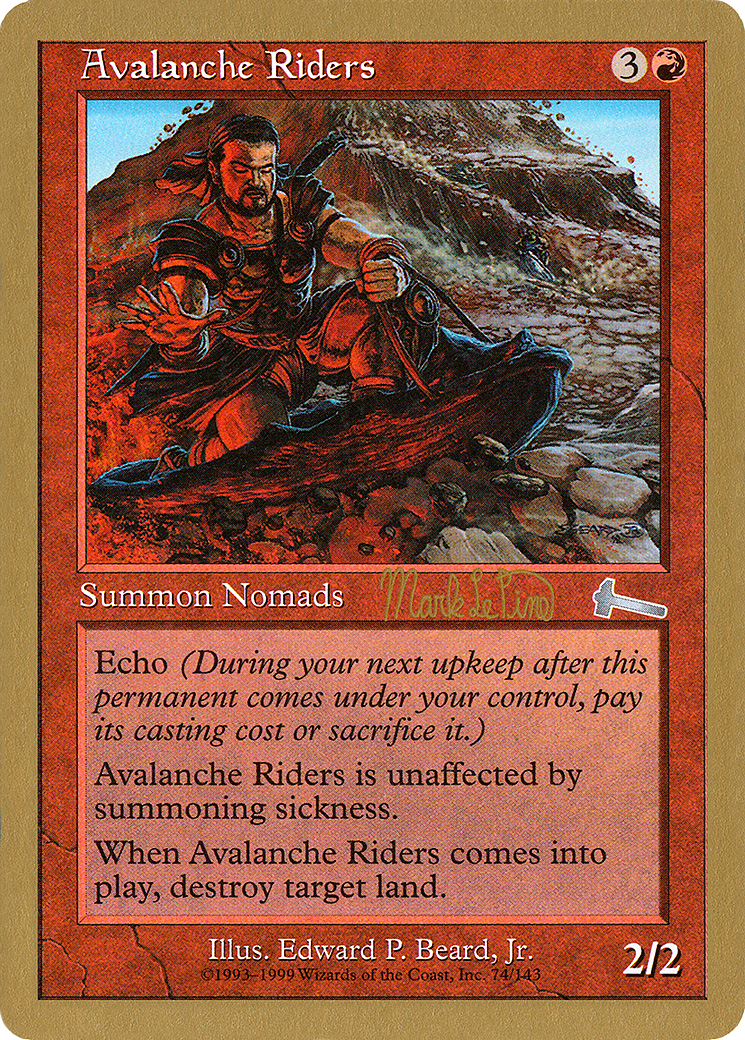Avalanche Riders (WCD-MLP74) - World Championship Decks 1999