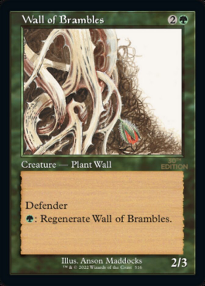 Mur de Brambles (Rétro) [Édition 30e anniversaire] 