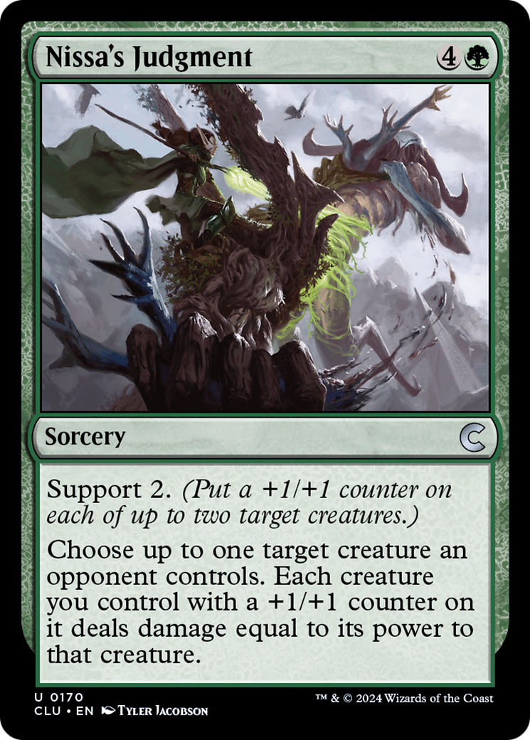 Le jugement de Nissa [Ravnica: Clue Edition] 