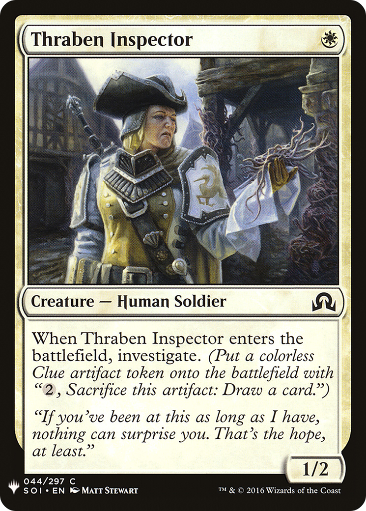 Inspecteur Thraben [Booster mystère] 