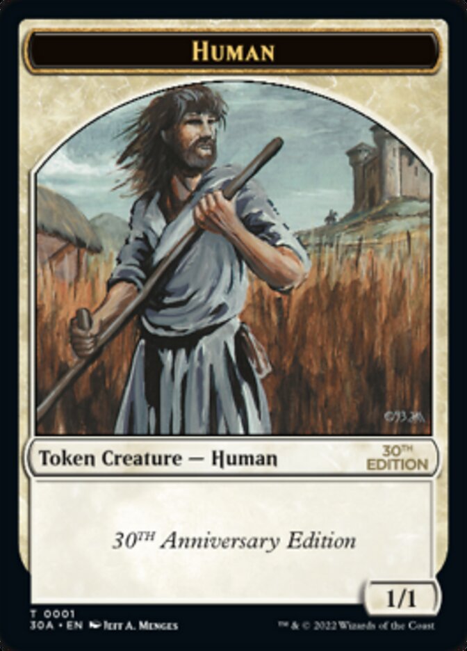 Human Token (30A-001) - 30th Anniversary Tokens