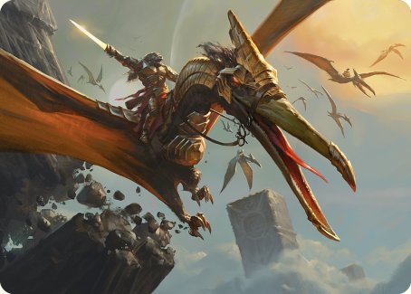 Carte d'art Skyhunter Strike Force [Phyrexia : All Will Be One Art Series] 