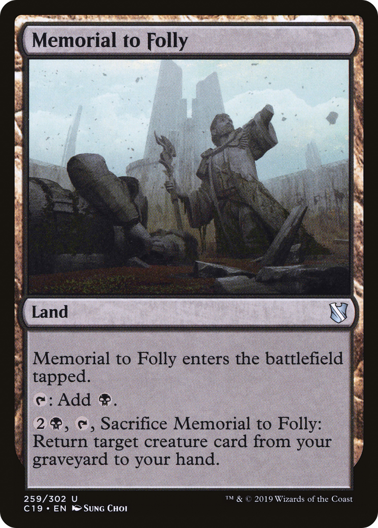 Mémorial à la folie [Commandant 2019] 