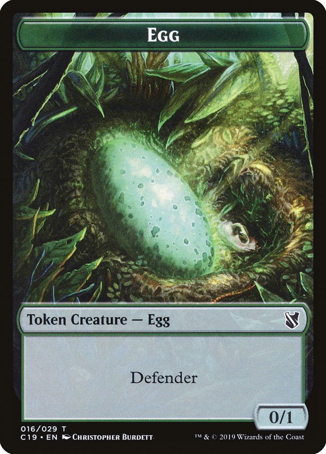 Eldrazi // Jeton œuf double face [Jetons Commander 2019] 
