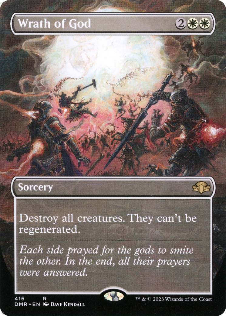Colère de Dieu (Art alternatif sans frontières) [Dominaria Remastered] 