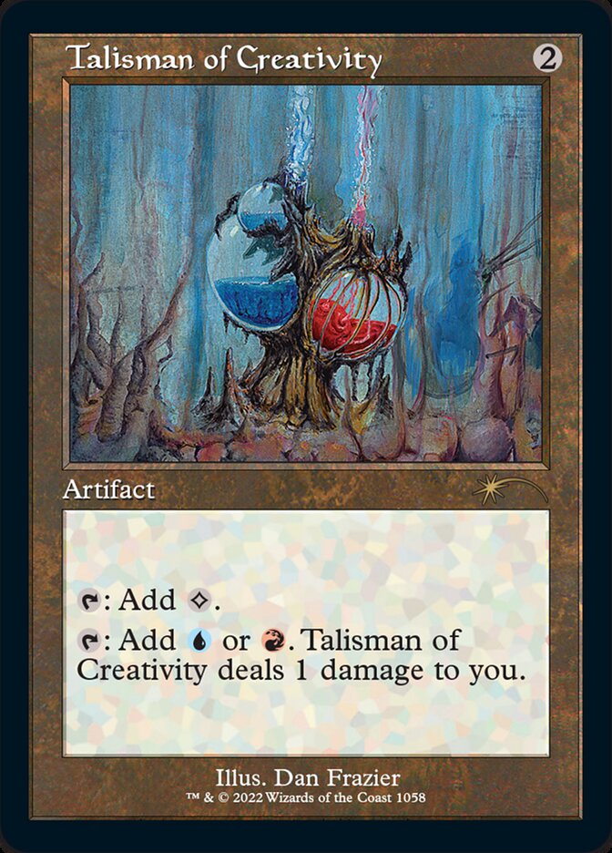 Talisman de créativité (gravé sur feuille) [série Secret Lair Drop] 
