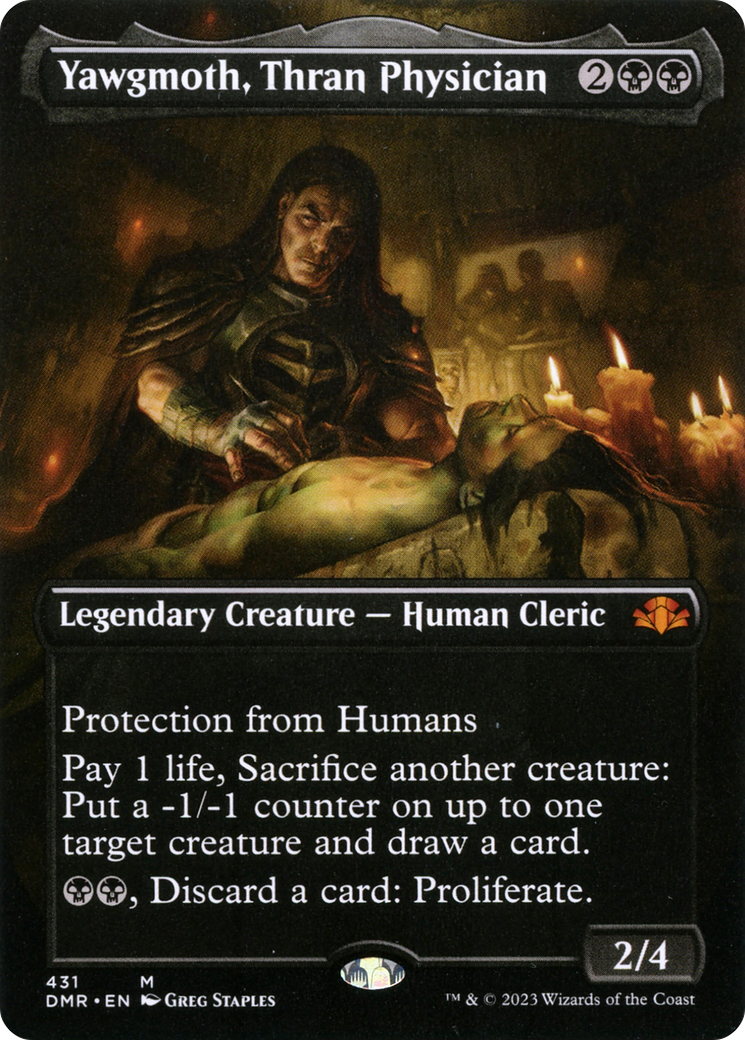 Yawgmoth, médecin Thran (Art alternatif sans frontières) [Dominaria Remastered] 