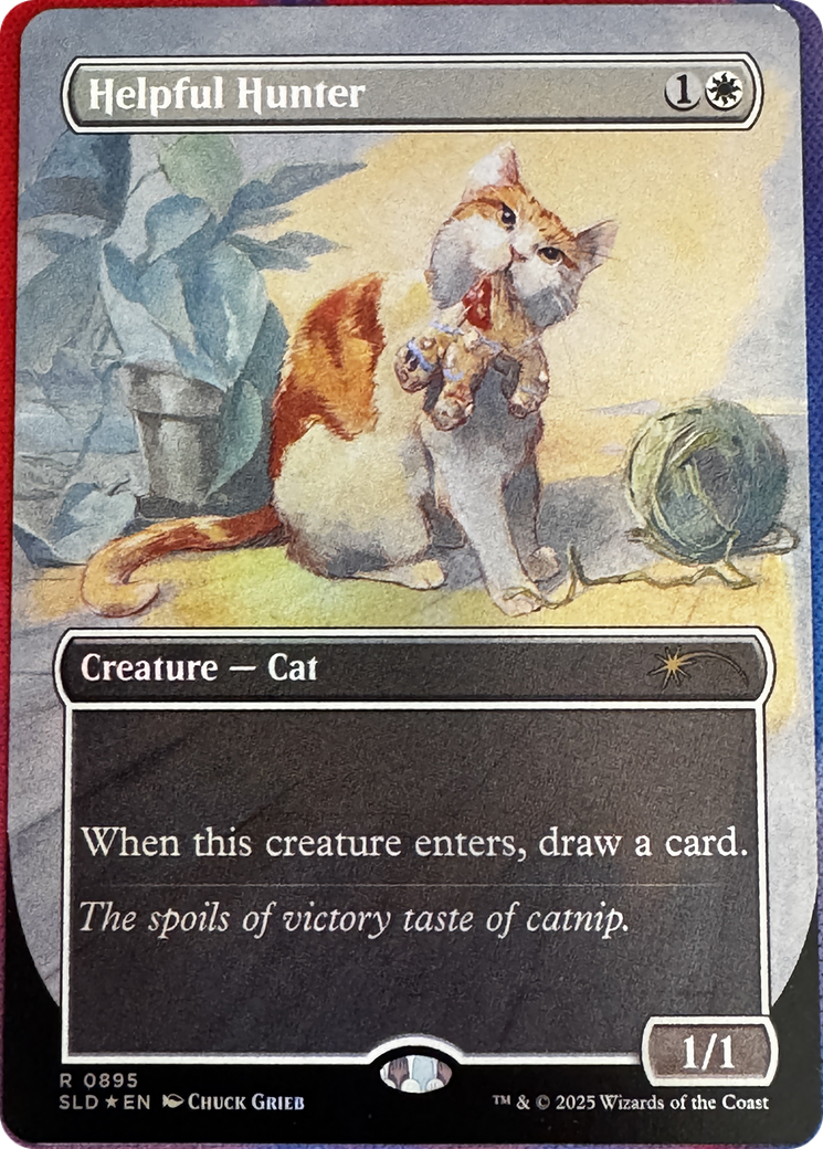 Helpful Hunter (0895) (SLD-895) - Secret Lair Drop (Borderless)