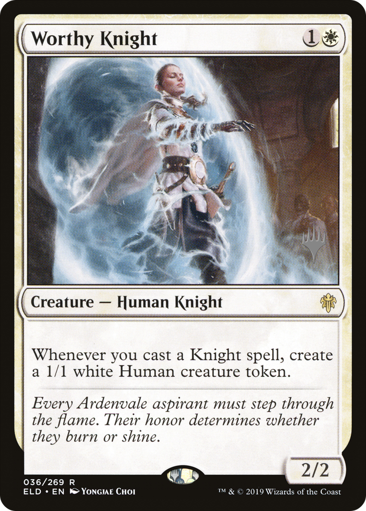 Digne Chevalier (Pack Promo) [Promotions du Trône d'Eldraine] 