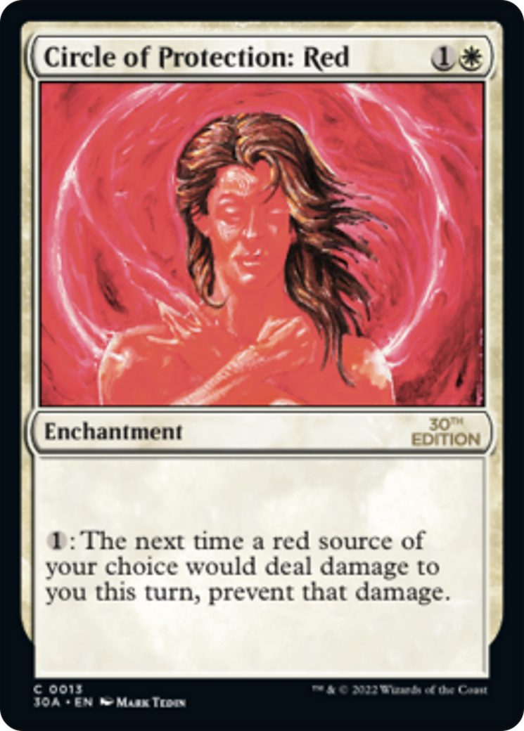 Cercle de protection : Rouge [Édition 30e anniversaire] 