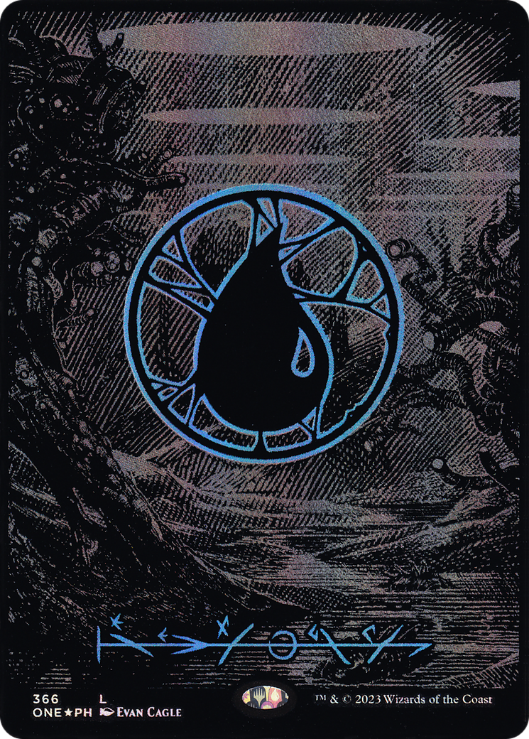 Île (366) (Feuille surélevée de nappe de pétrole) [Phyrexia : Tous seront un] 