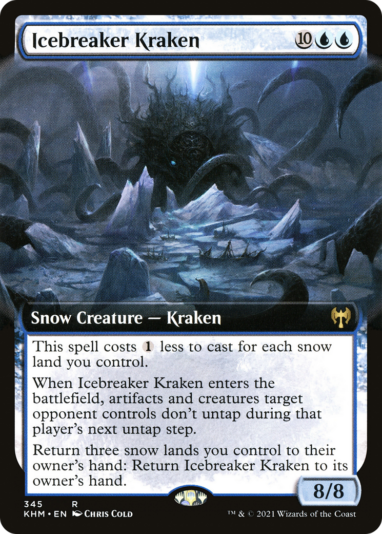 Brise-glace Kraken (art étendu) [Kaldheim] 