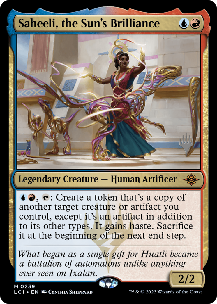 Saheeli, l'éclat du soleil (Pack promotionnel) [Les cavernes perdues d'Ixalan Promos] 