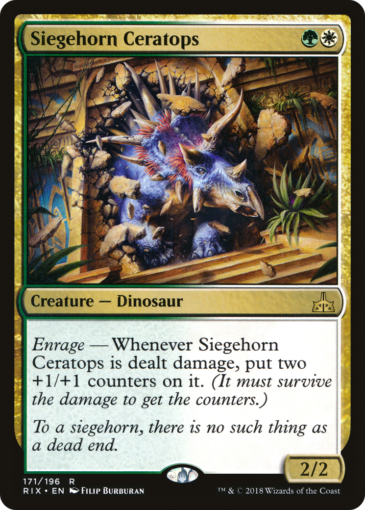 Siegehorn Ceratops (RIX-171) - Rivals of Ixalan Foil