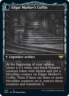 Edgar, Charmed Groom // Edgar Markov's Coffin (DBL-503) - Innistrad: Double Feature: (Double Faced Transform)