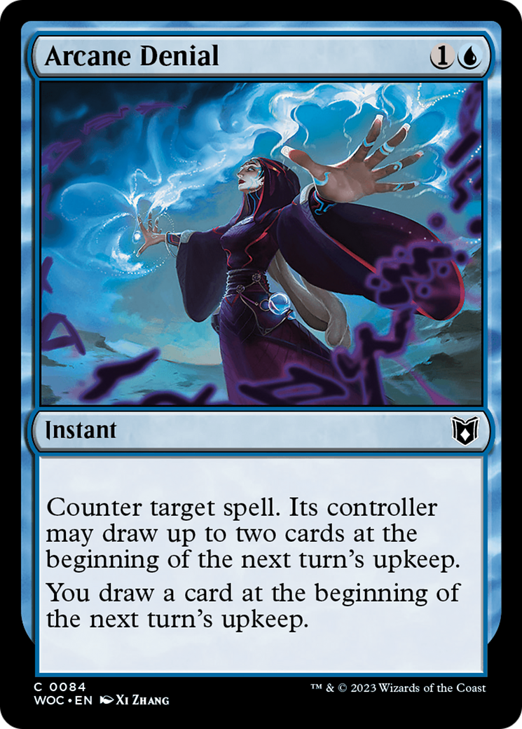 Déni des Arcanes [Commandant des Wilds of Eldraine] 