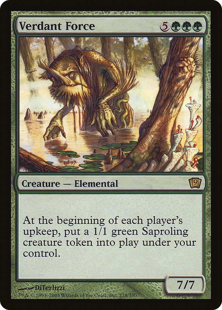 Verdant Force (9ED-278★) - 9th Edition Foil