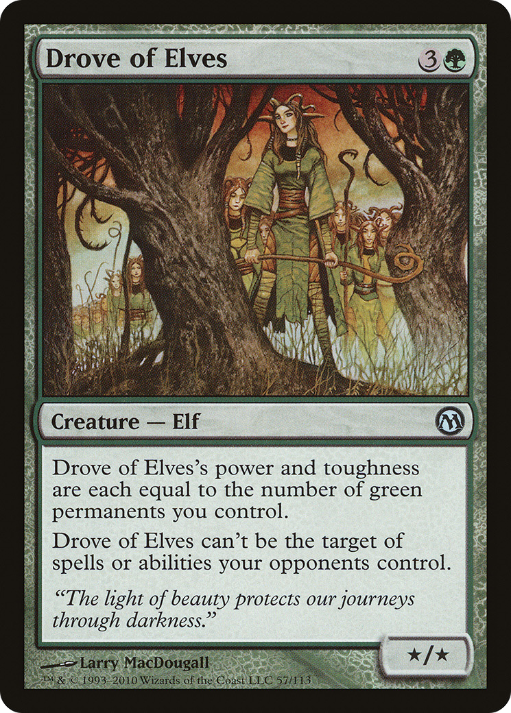 Drove of Elves (DPA-057) - Duels of the Planeswalkers