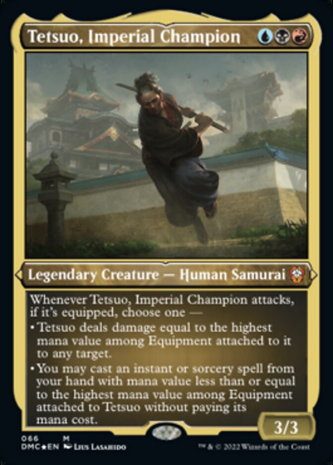 Tetsuo, Champion Impérial (Foil Etched) [Dominaria United Commander] 