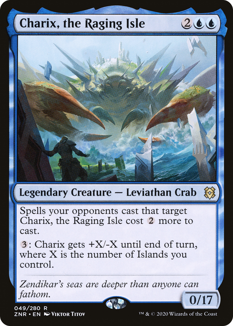 Charix, l'île déchaînée (Pack promotionnel) [Zendikar Rising Promos] 