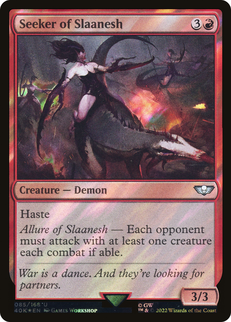 Chercheur de Slaanesh (Surge Foil) [Warhammer 40,000] 