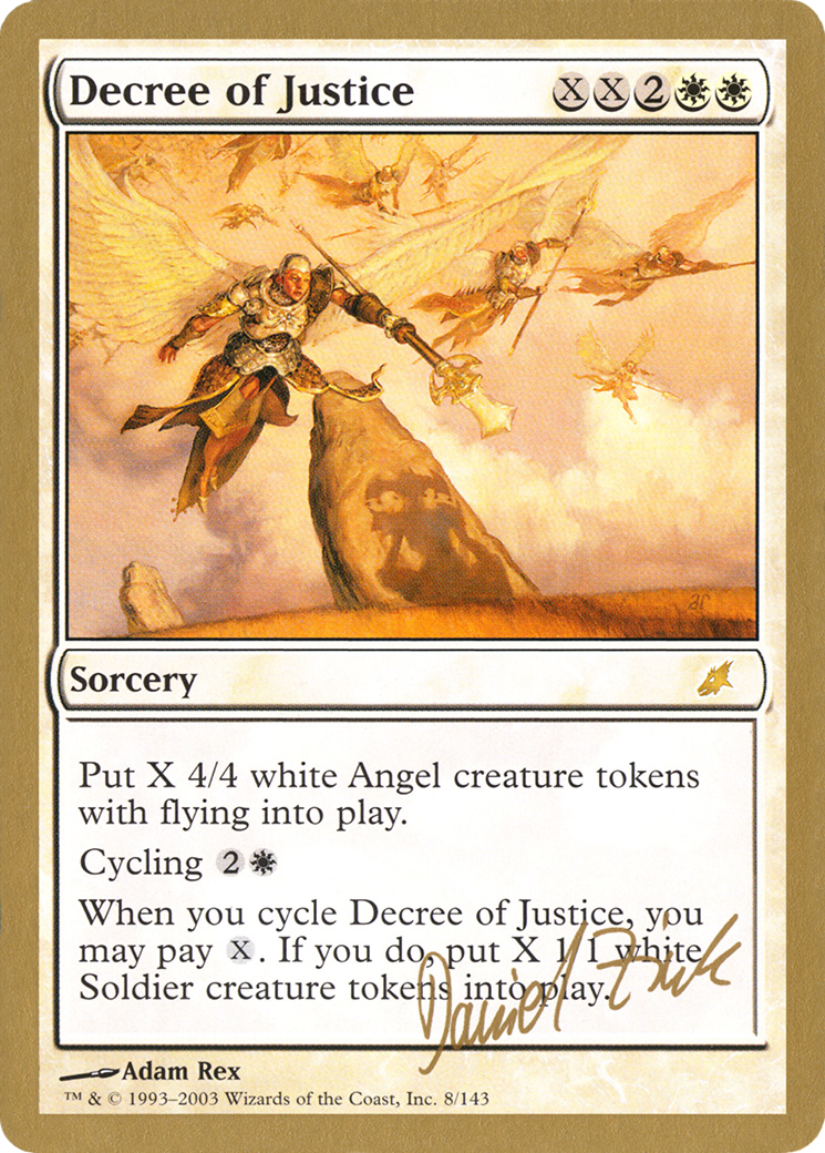 Decree of Justice (WCD-DZ8) - World Championship Decks 2003