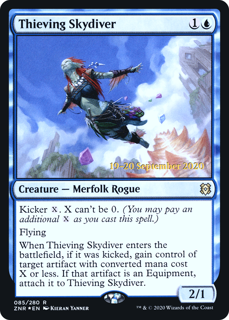 Parachutiste voleur [Promotions avant-première de Zendikar Rising] 