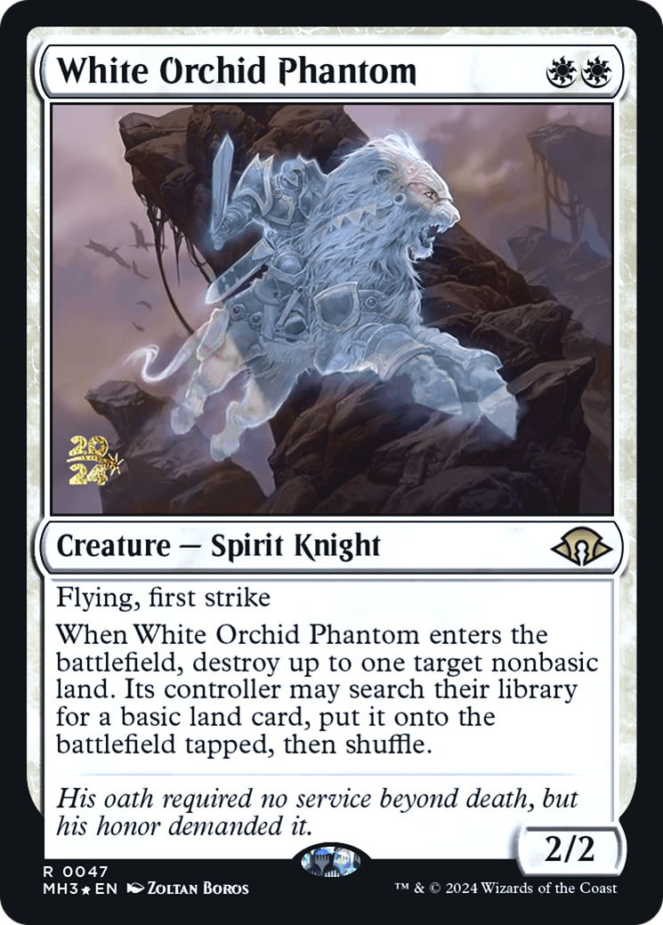 White Orchid Phantom [Promotions avant-première de Modern Horizons 3] 