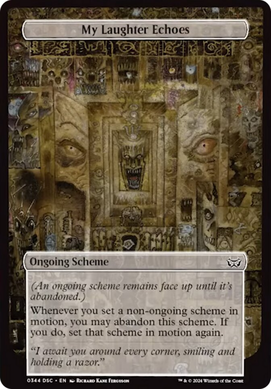 My Laughter Echoes (Full Art) (A:DSC-344) - Duskmourn: House of Horror Commander