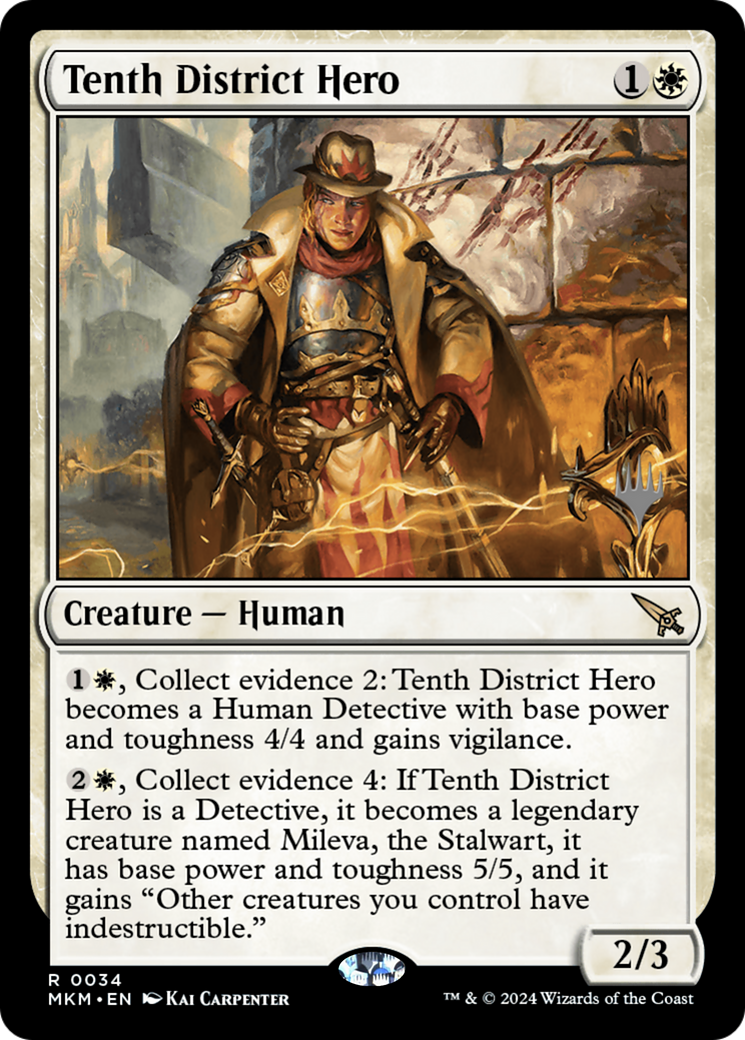 Héros du dixième district (Pack promotionnel) [Meurtres au Manoir Karlov Promos] 