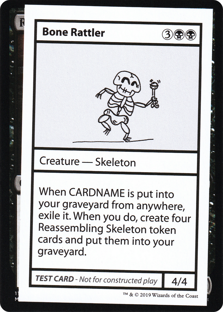 Bone Rattler (CMB1-035) - Mystery Booster Playtest Cards 2021