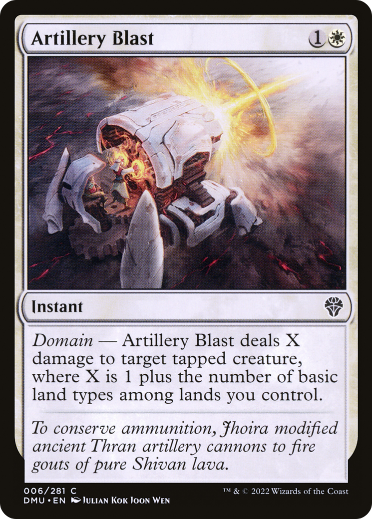 Explosion d'artillerie [Dominaria United] 