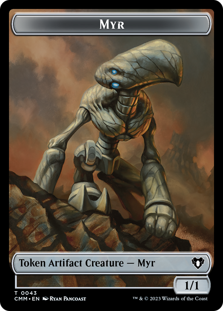 Eldrazi // Jeton Myr double face [Jetons Commandant Maîtres] 