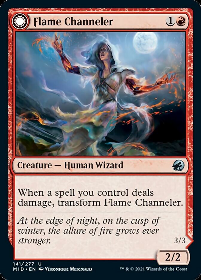 Canalisateur de flammes // Incarnation de la flamme [Innistrad : Chasse de minuit] 