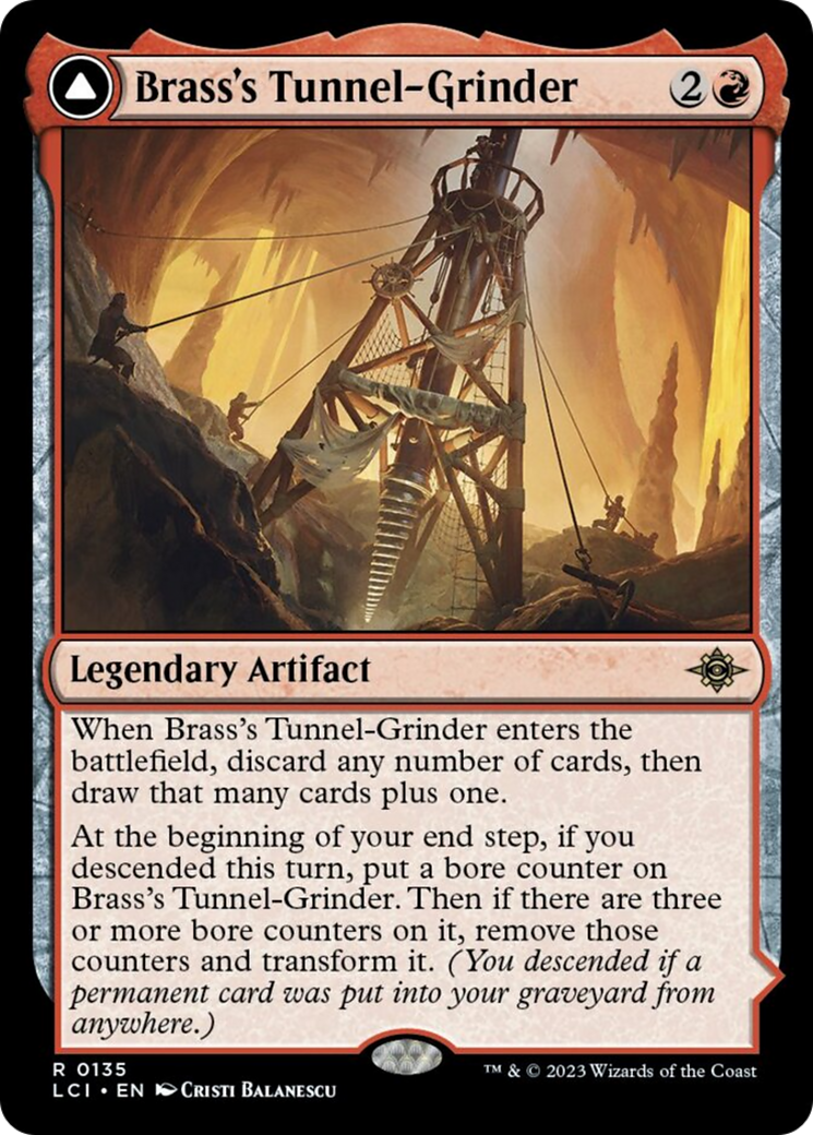 Broyeur de tunnels de Brass // Tecutlan, La Faille brûlante [Les Cavernes perdues d'Ixalan] 