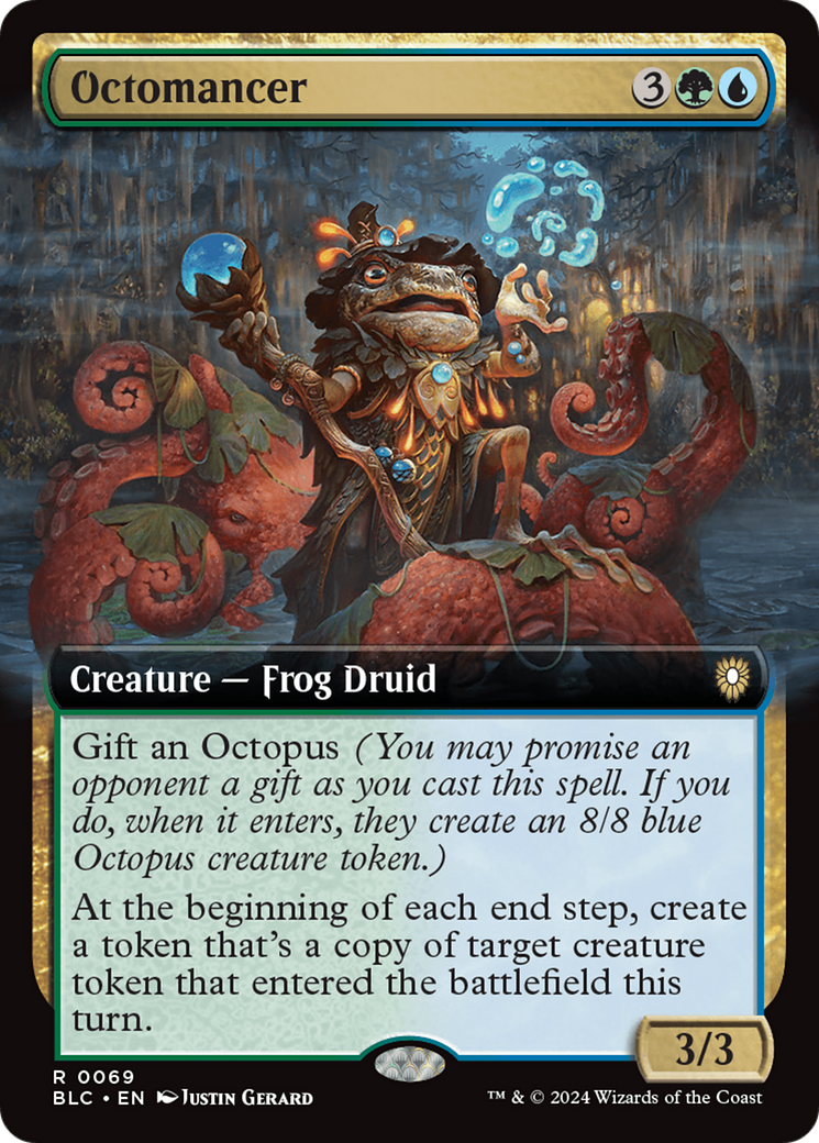 Octomancer (art étendu) [Bloomburrow Commander] 