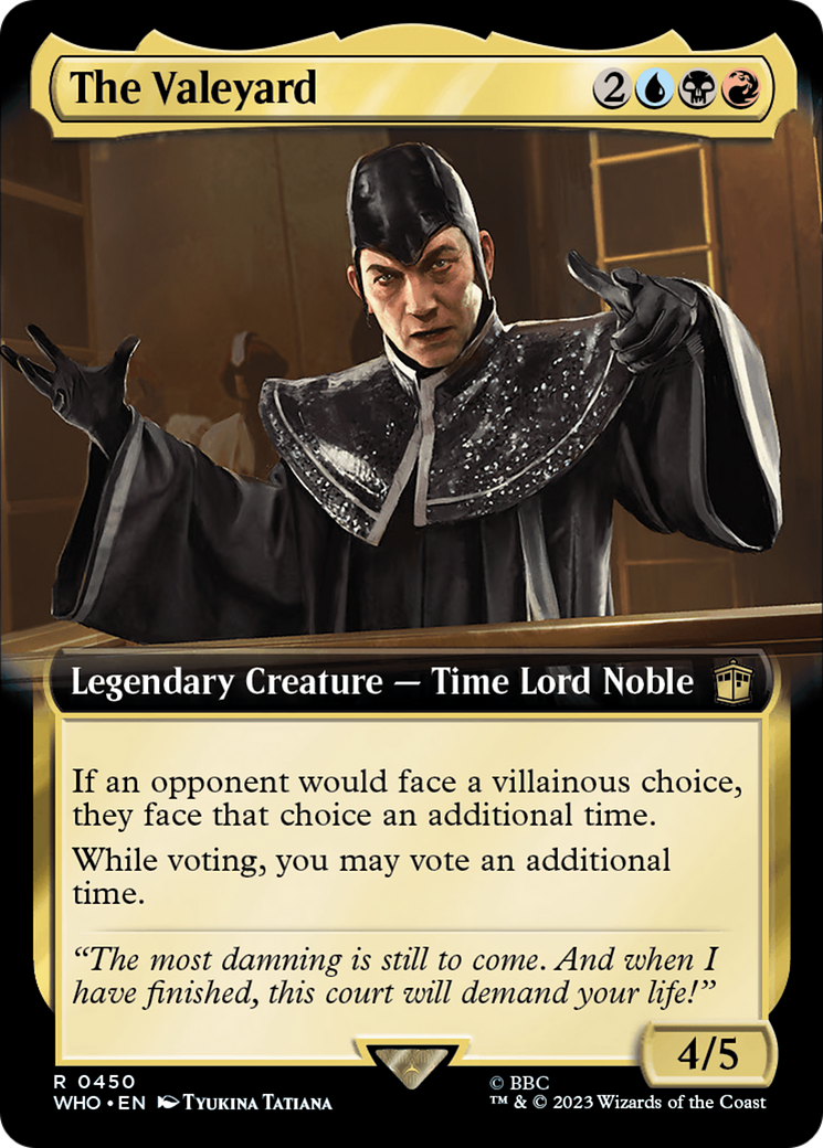 The Valeyard (WHO-450) - Doctor Who: (Extended Art)