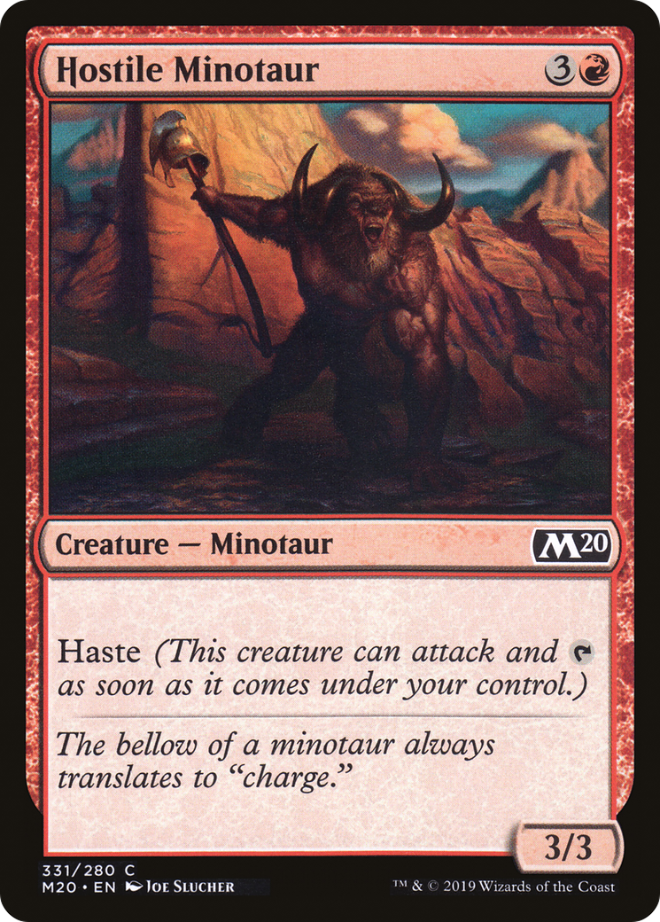 Minotaure hostile [Édition de base 2020] 