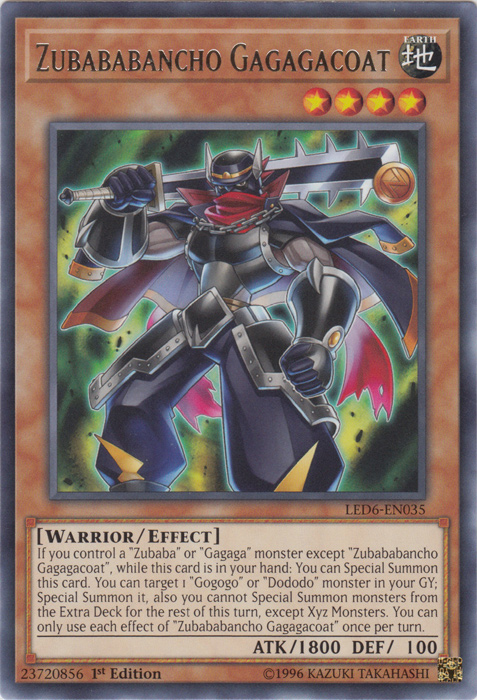 Zubababancho Gagagacoat [LED6-EN035] Rare 