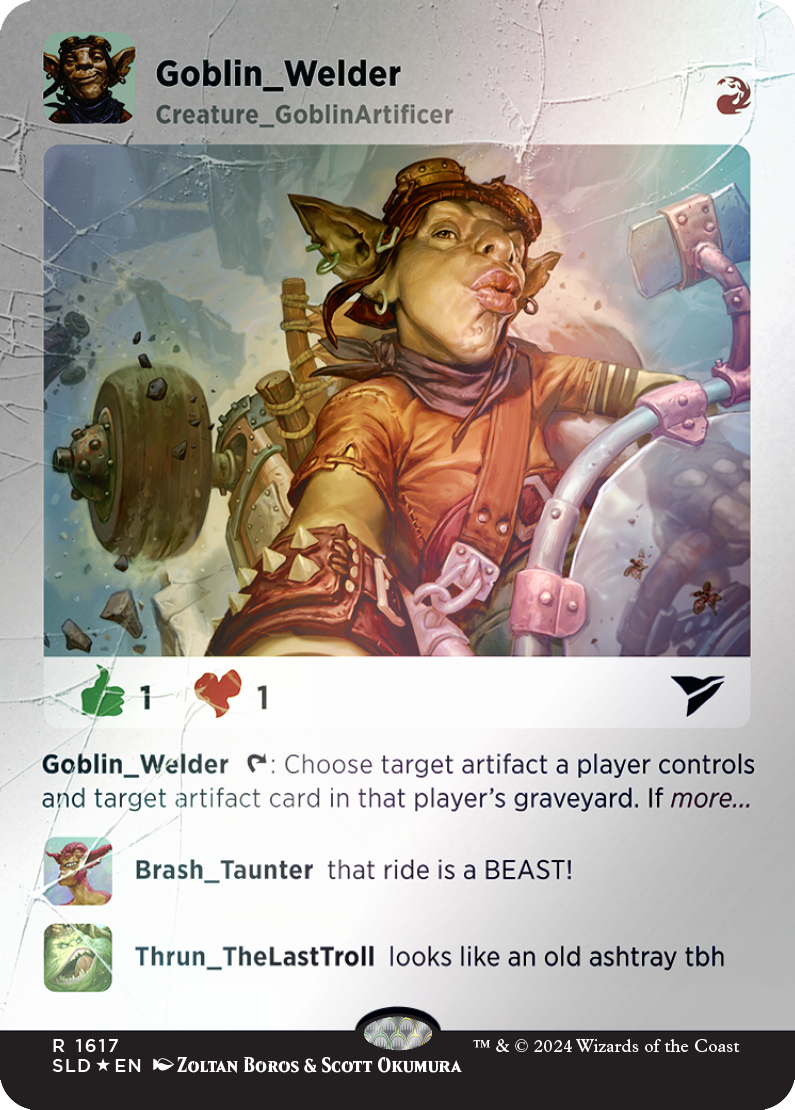 Soudeur gobelin (Rainbow Foil) [Série Secret Lair Drop] 