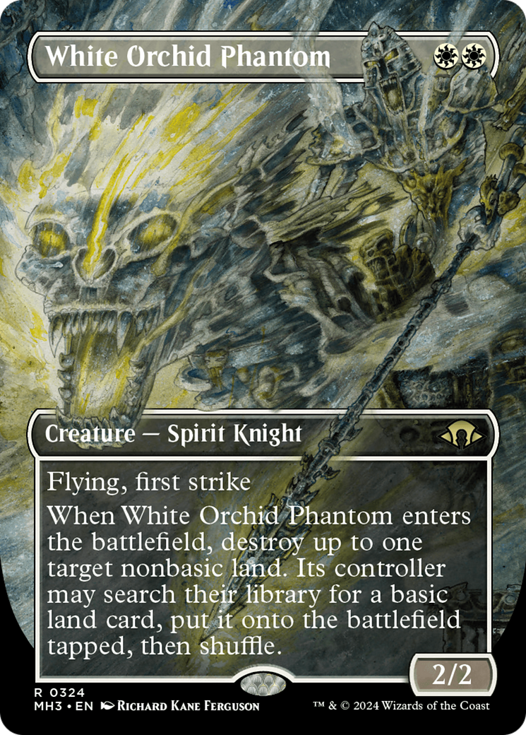Fantôme d'orchidée blanche (sans bordure) [Modern Horizons 3] 