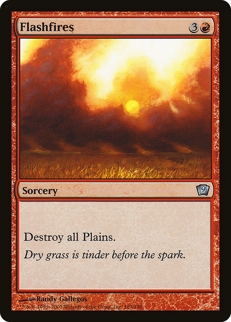 Flashfires (9ED-183★) - 9th Edition Foil
